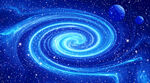 蓝色星空吊顶