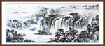 国画山水风景