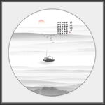 禅意山水画