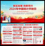 2024年中国统计开放日宣传栏