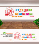 五育并举文化墙