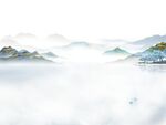 新中式山水背景墙
