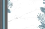  北欧简约叶子背景墙