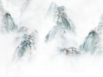 新中式意境山水背景