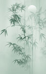 竖幅水墨竹子