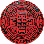 雕刻喜字素材
