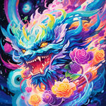 国潮貔貅插画