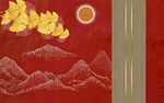新中式背景墙 