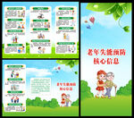 老年失能预防核心信息三折页