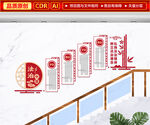 法治楼梯文化墙