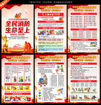 消防安全知识教育海报