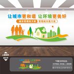 城市管理城管展板标语文化墙