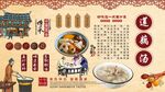 莲藕汤背景墙