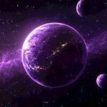 蓝紫色暗黑色宇宙星空