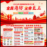 2024年消防月挂图