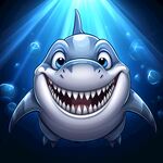 卡通鲨鱼立体画