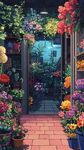 花店背景素材