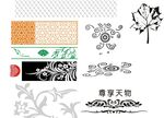 地板家居花样底纹