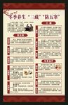冬季中医养生海报