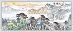 国画山水