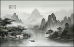 新中式水墨画