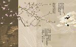 新中式背景墙  