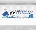 职业教育技能培训文化墙