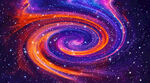 梦幻唯美星空旋涡吊顶