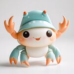 原创卡通蟹宝宝