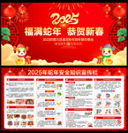 2025年蛇年安全知识宣传栏