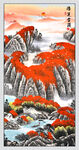 鸿运当头国画