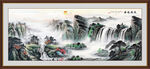 中国风山水画