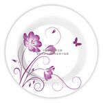 紫色花卉图案