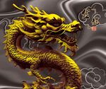 龙雕塑金龙
