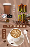 咖啡背景墙