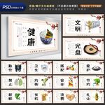 餐厅食堂文化标语挂画展板
