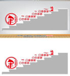 党建楼梯文化墙