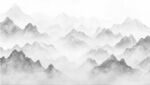 镂空山点状图