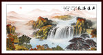 聚宝盆风水画