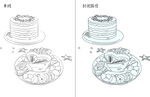 甜品 矢量图
