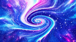 旋涡螺旋星空