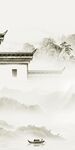 高端 清晰中式玄关 tif分层