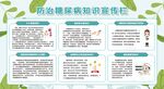 防治糖尿病宣传栏