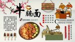 牛腩面背景墙