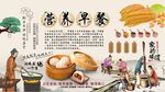 营养早餐背景墙