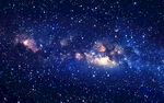 蓝色宇宙星空背景