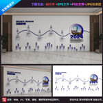 公司 企业文化墙 发展历程