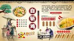 白切鸡背景墙
