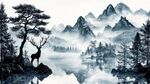 麋鹿禅意山水