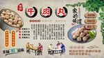 牛肉丸背景墙